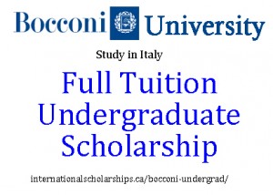 Bocconi Undergrad Scholarships